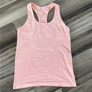Pink Lululemon Swiftly Racerback Tank